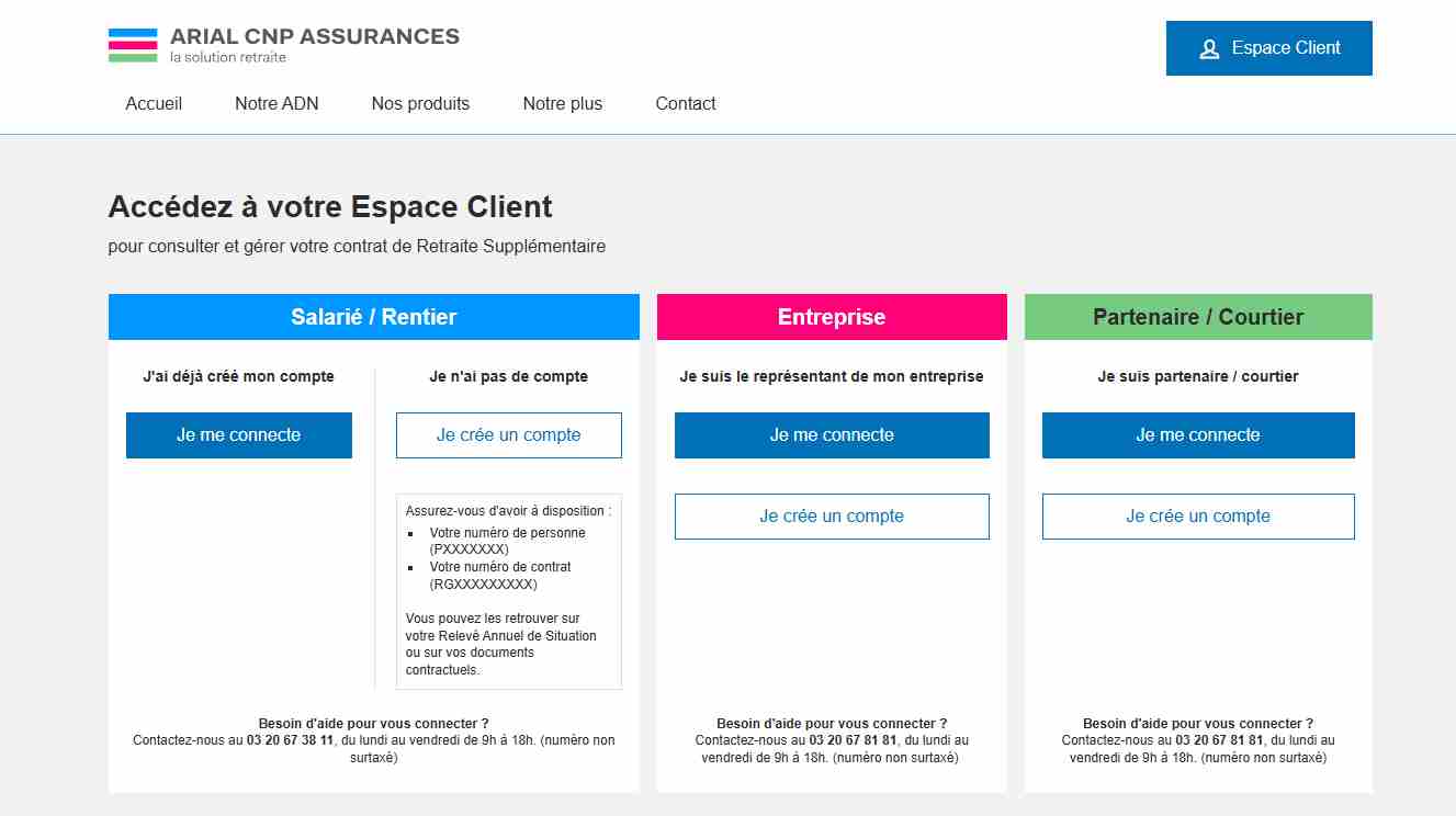 Arial CNP assurances
